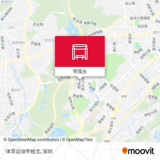 体育运动学校北地图