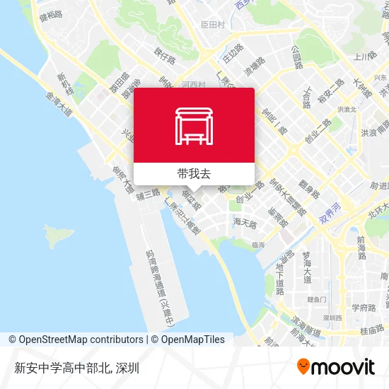 新安中学高中部北地图
