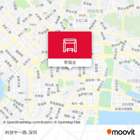 科技中一路地图