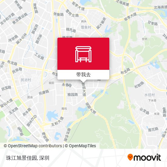 珠江旭景佳园地图