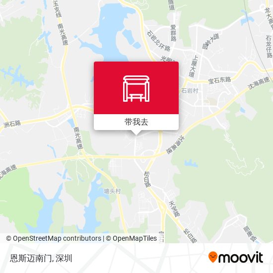 恩斯迈南门地图
