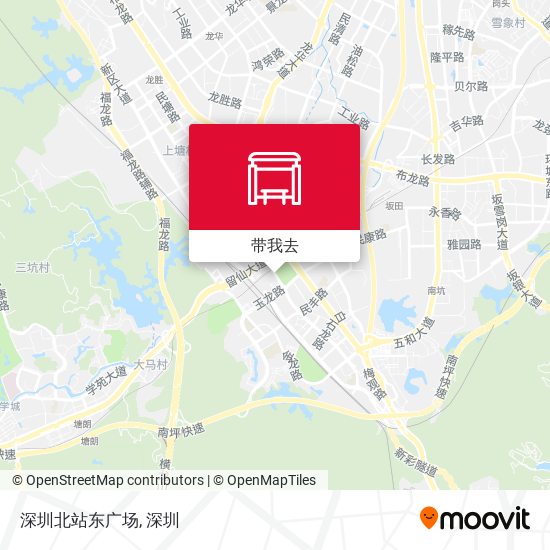 深圳北站东广场地图