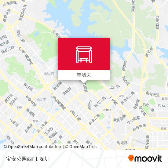 宝安公园西门地图