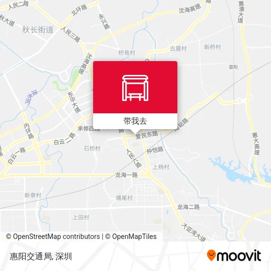 惠阳交通局地图