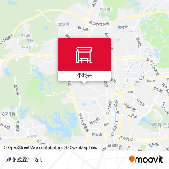 观澜成霖厂地图