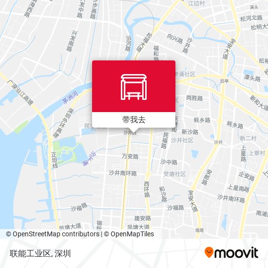 联能工业区地图