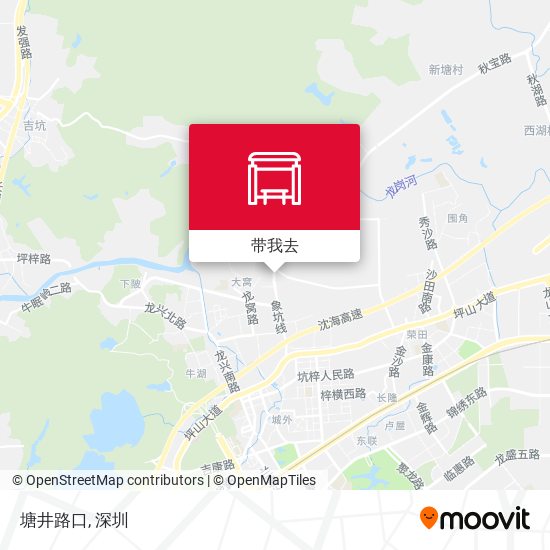 塘井路口地图