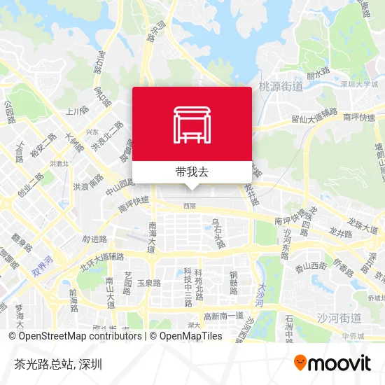 茶光路总站地图