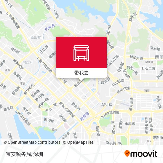 宝安税务局地图
