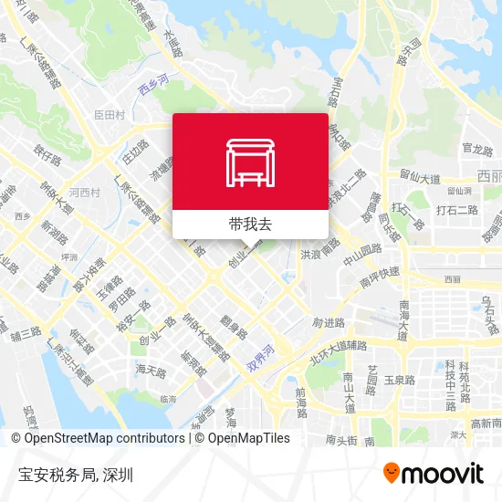 宝安税务局地图