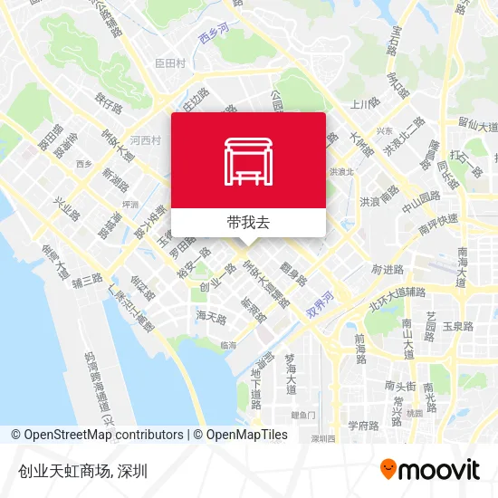 创业天虹商场地图