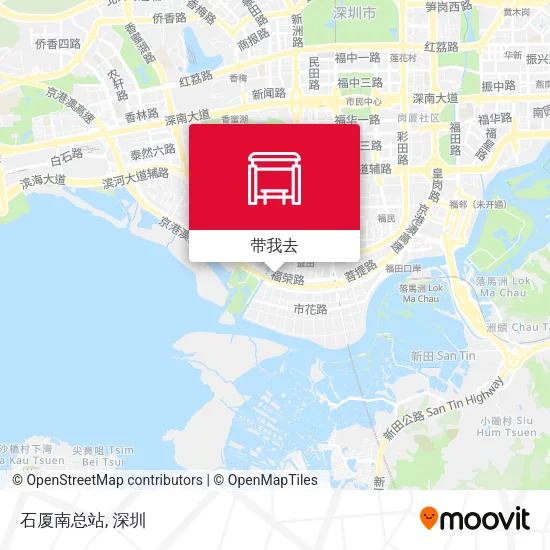 石厦南总站地图