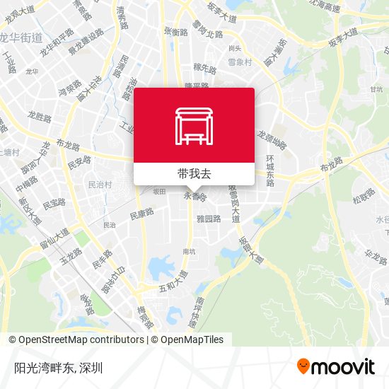 阳光湾畔东地图