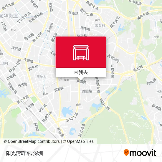 阳光湾畔东地图