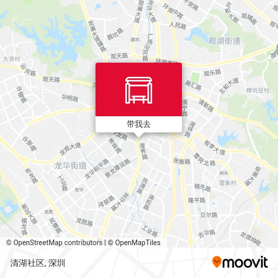 清湖社区地图