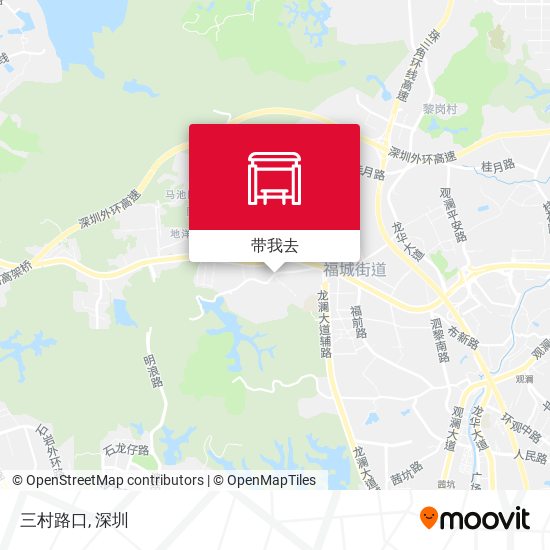 三村路口地图