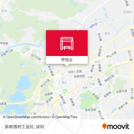 新桥围村工业区地图