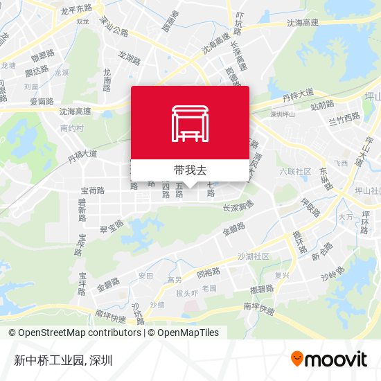 新中桥工业园地图