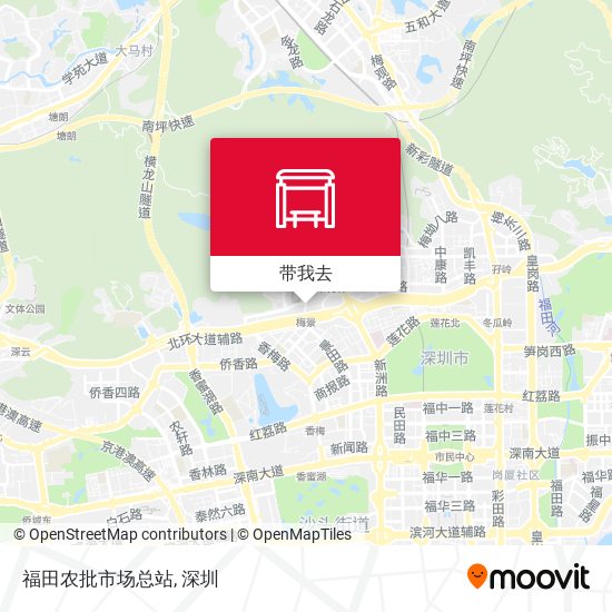 福田农批市场总站地图