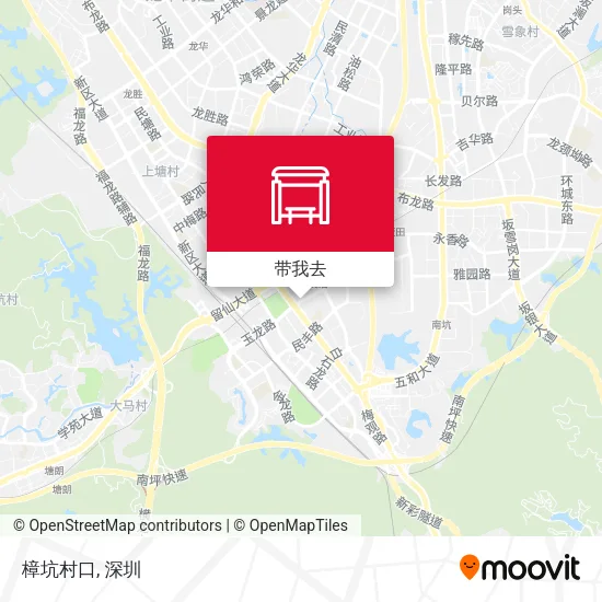 樟坑村口地图