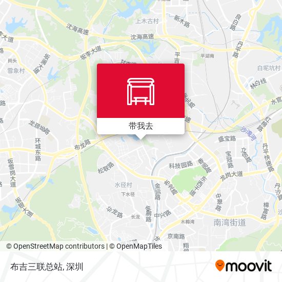 布吉三联总站地图