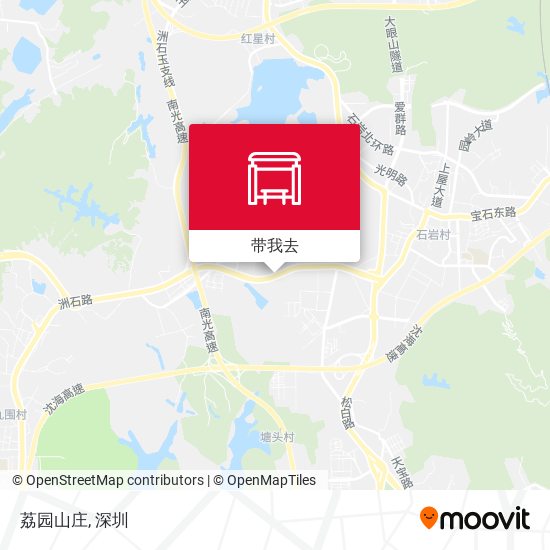 荔园山庄地图