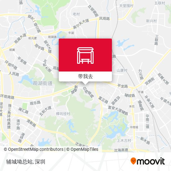 辅城坳总站地图