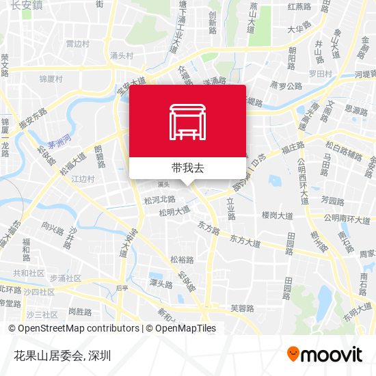 花果山居委会地图