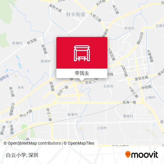 白云小学地图