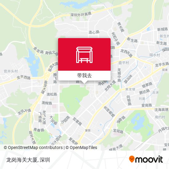 龙岗海关大厦地图