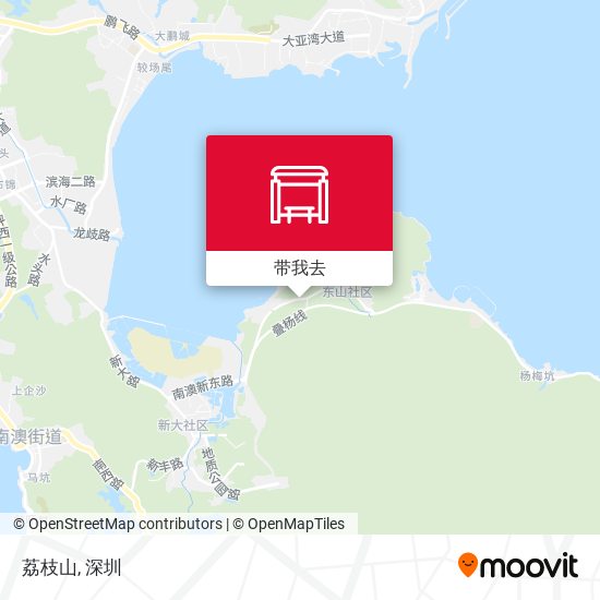 荔枝山地图