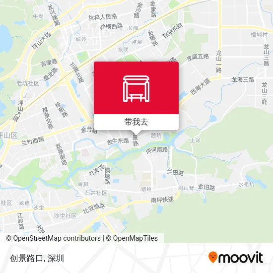 创景路口地图