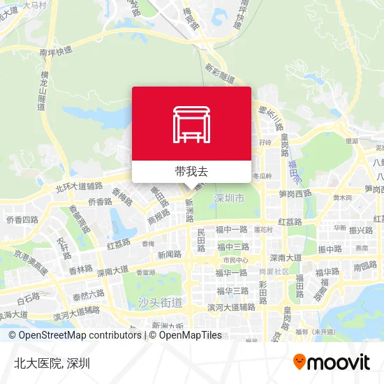 北大医院地图