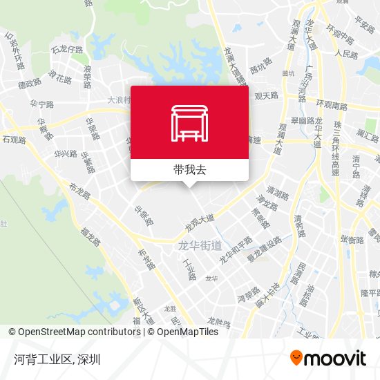 河背工业区地图