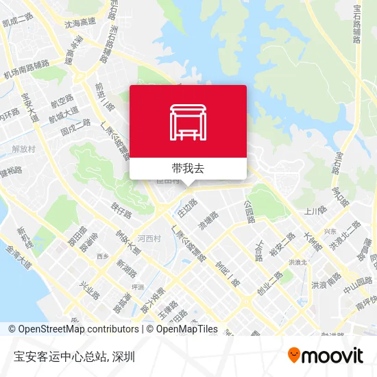 宝安客运中心总站地图