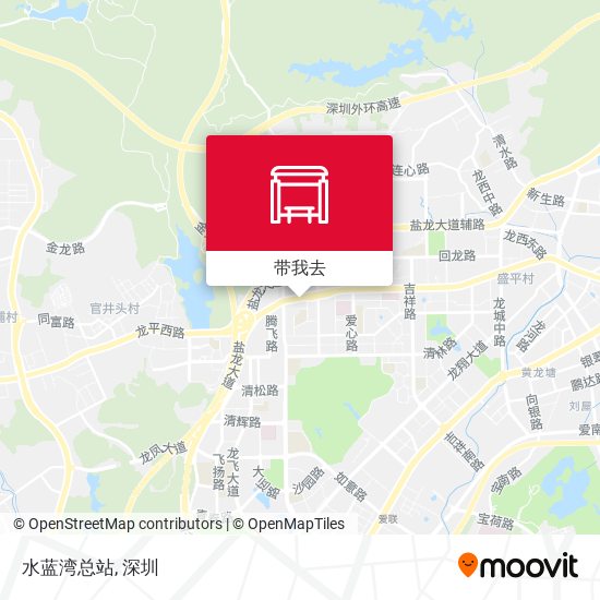 水蓝湾总站地图