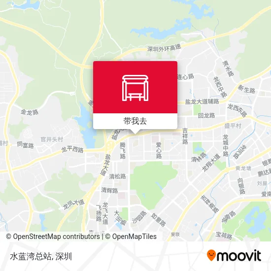 水蓝湾总站地图