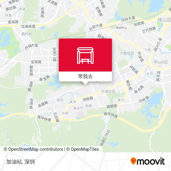 加油站地图