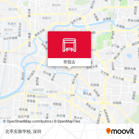 北亭实验学校地图