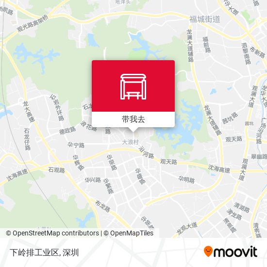 下岭排工业区地图