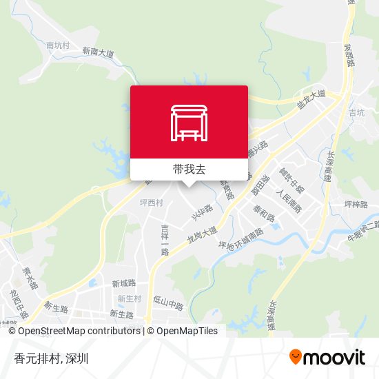 香元排村地图