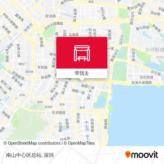 南山中心区总站地图