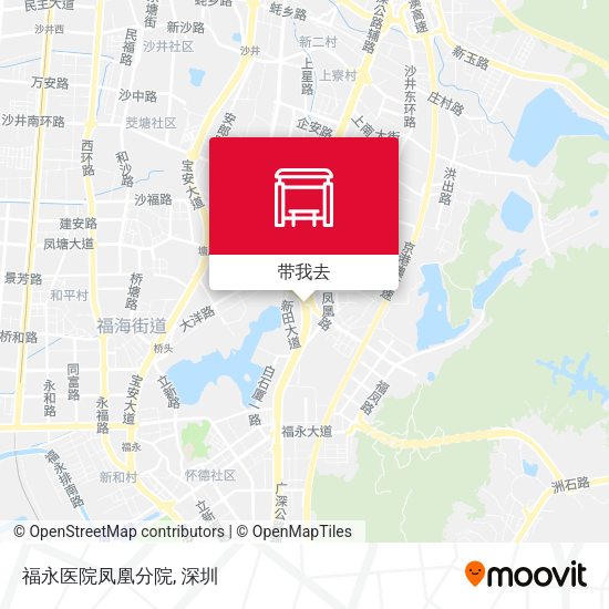 福永医院凤凰分院地图