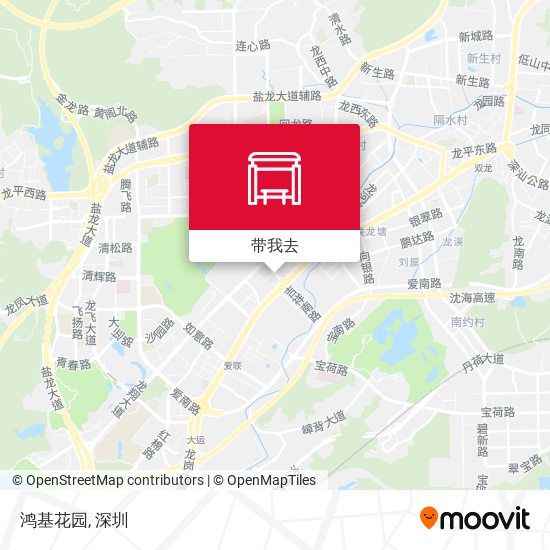 鸿基花园地图