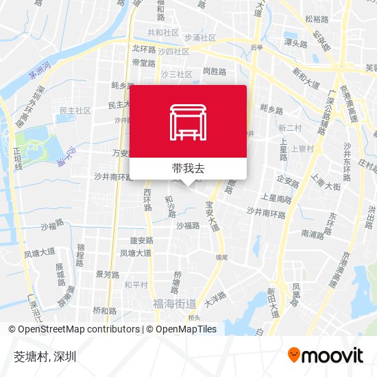 茭塘村地图