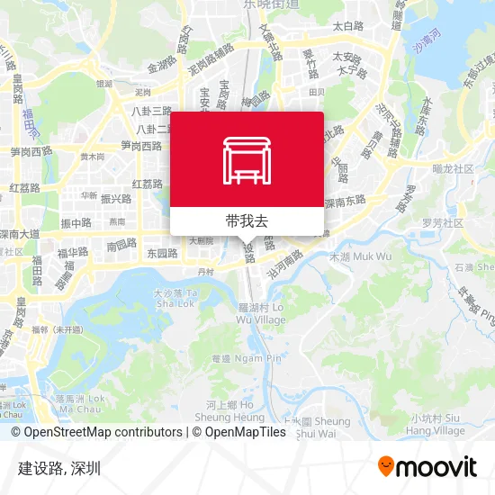 建设路地图