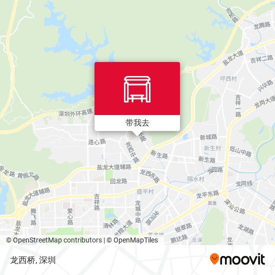 龙西桥地图