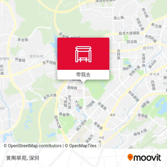 黄阁翠苑地图
