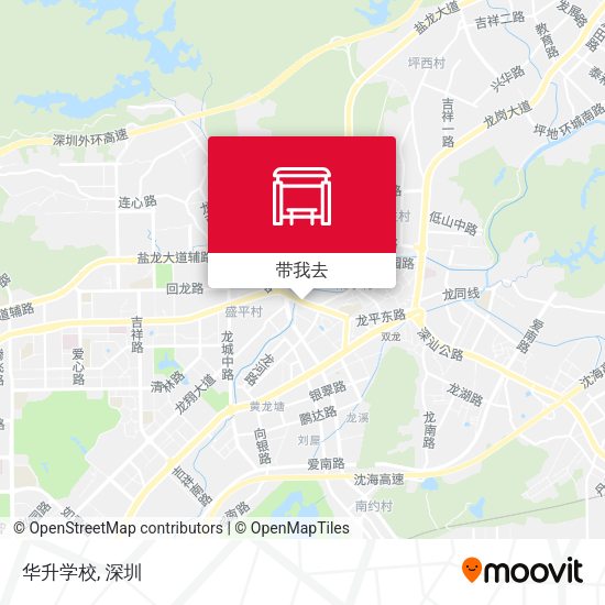 华升学校地图