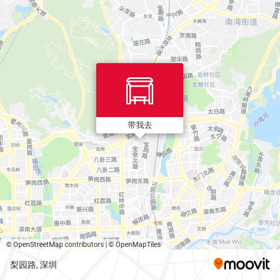 梨园路地图
